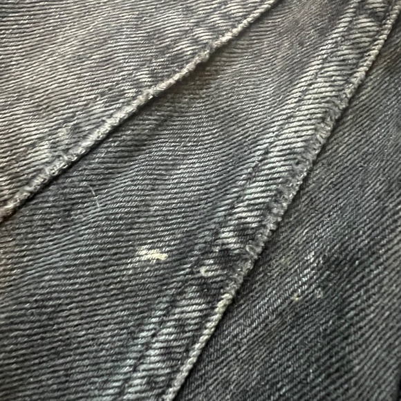 Agolde Jeans 25 Womens Black Fade High Rise The 90s Loose Straight Leg EUC - Picture 8 of 10